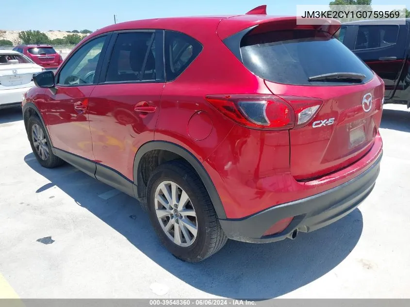 2016 Mazda Cx-5 Touring VIN: JM3KE2CY1G0759569 Lot: 39548360