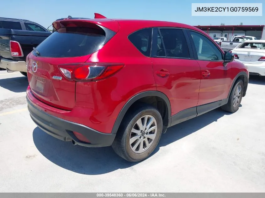 2016 Mazda Cx-5 Touring VIN: JM3KE2CY1G0759569 Lot: 39548360