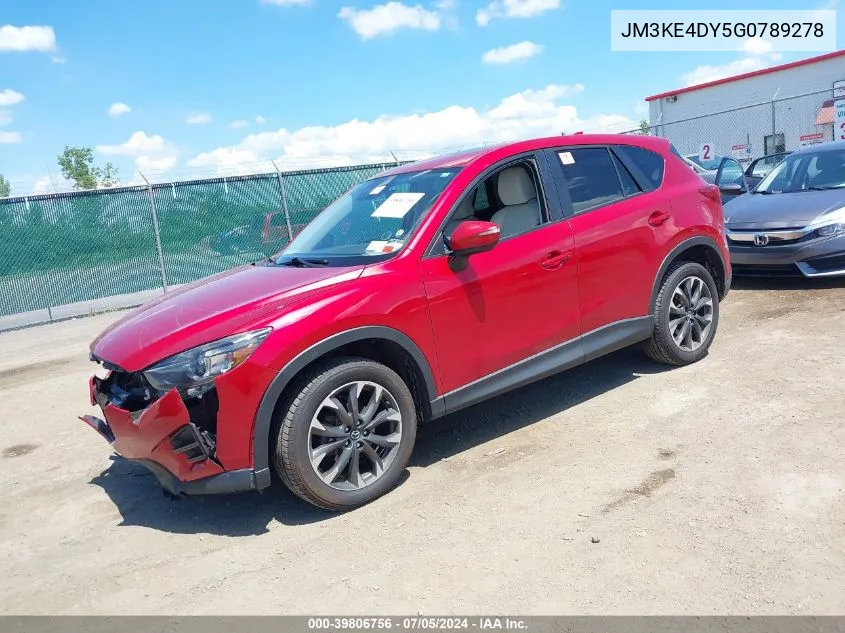 JM3KE4DY5G0789278 2016 Mazda Cx-5 Grand Touring