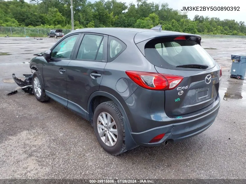 2016 Mazda Cx-5 Sport VIN: JM3KE2BY5G0890392 Lot: 39915806