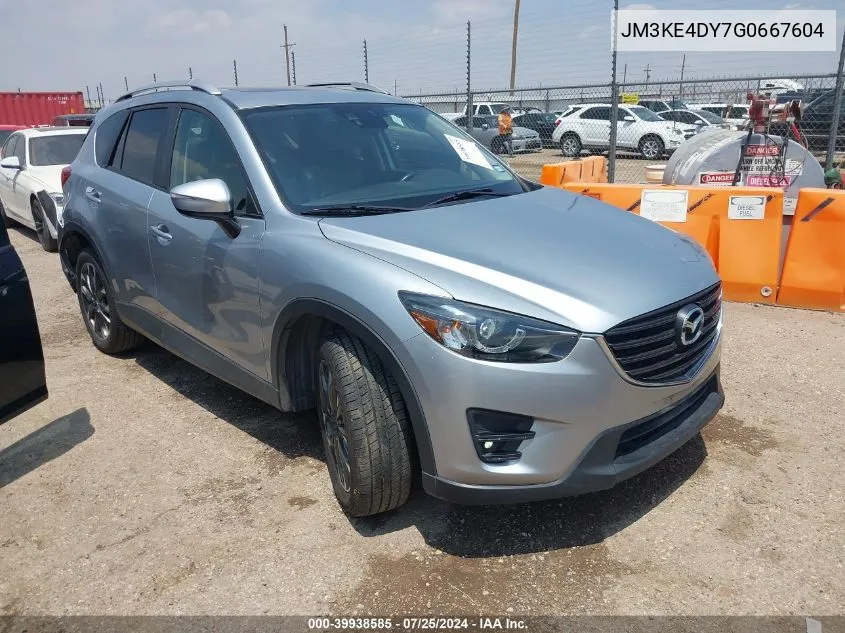 2016 Mazda Cx-5 Grand Touring VIN: JM3KE4DY7G0667604 Lot: 39938585