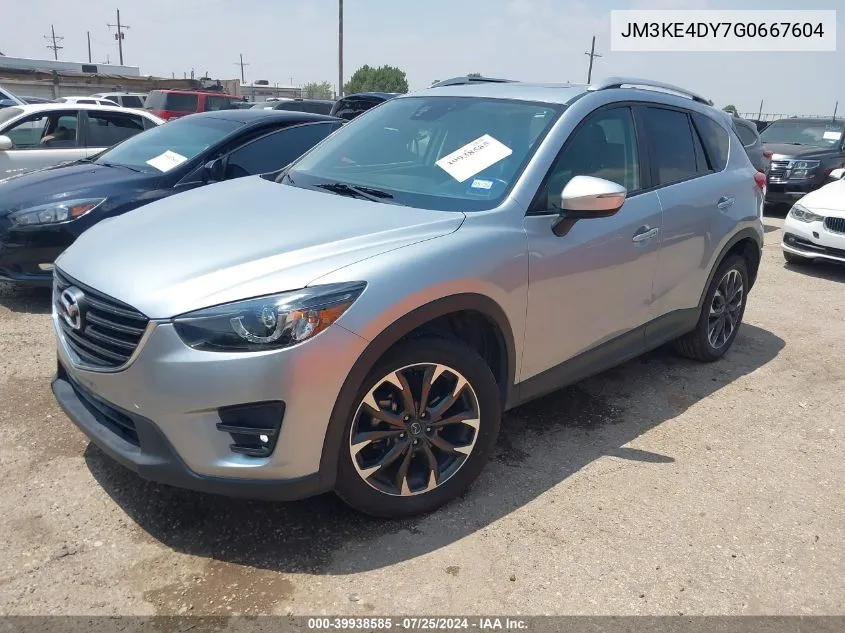 2016 Mazda Cx-5 Grand Touring VIN: JM3KE4DY7G0667604 Lot: 39938585