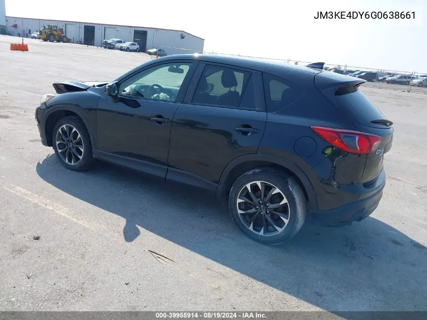 2016 Mazda Cx-5 Grand Touring VIN: JM3KE4DY6G0638661 Lot: 39955914