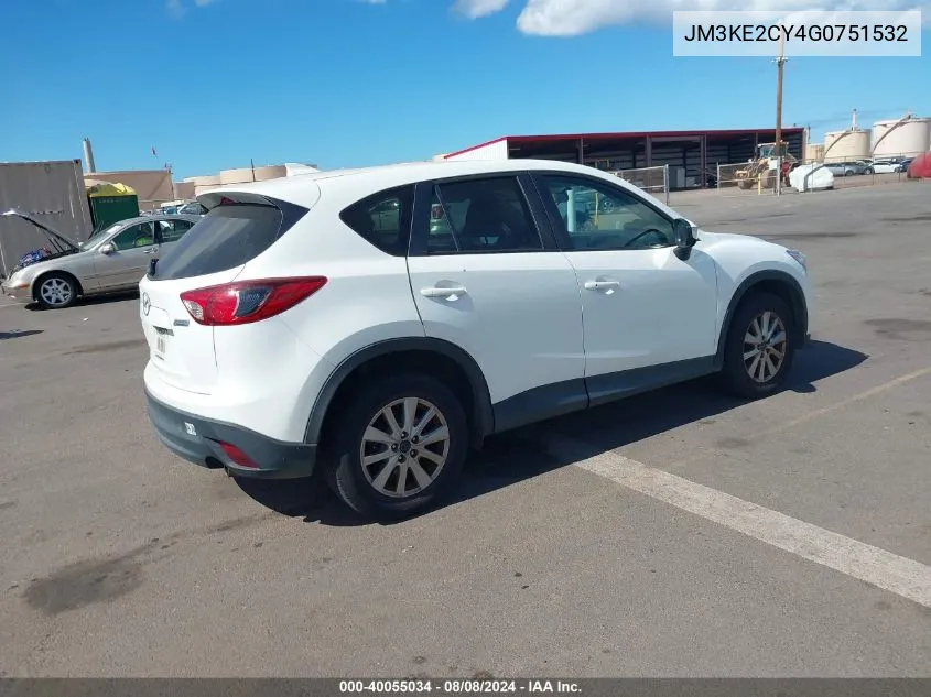 2016 Mazda Cx-5 Touring VIN: JM3KE2CY4G0751532 Lot: 40055034