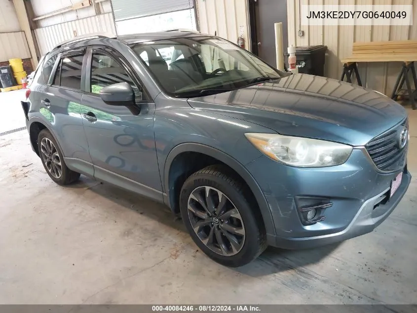 2016 Mazda Cx-5 Grand Touring VIN: JM3KE2DY7G0640049 Lot: 40084246