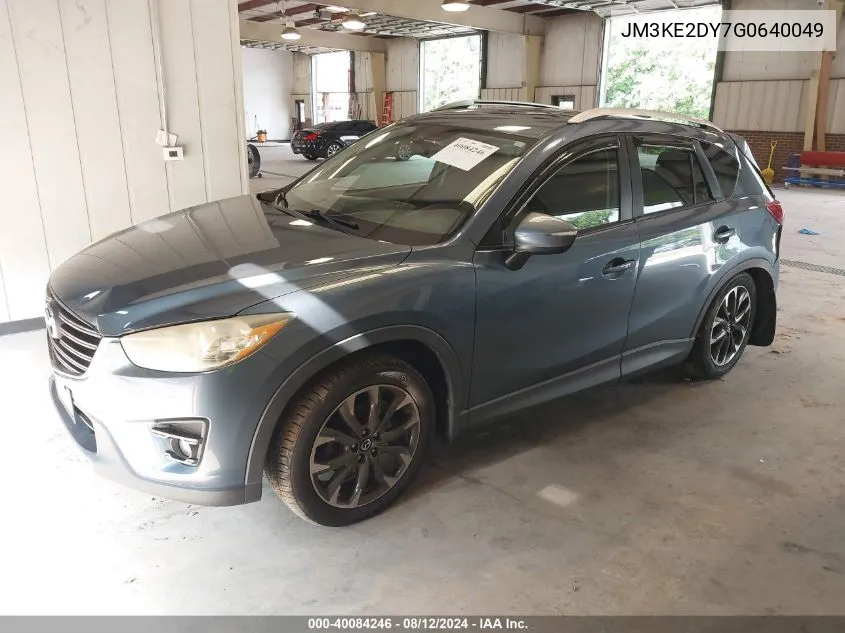 2016 Mazda Cx-5 Grand Touring VIN: JM3KE2DY7G0640049 Lot: 40084246