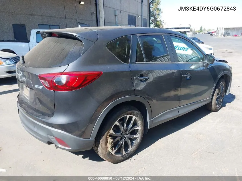 2016 Mazda Cx-5 Grand Touring VIN: JM3KE4DY6G0672843 Lot: 40088850