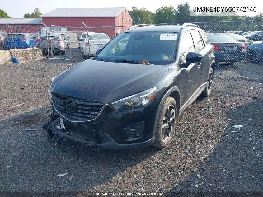 2016 Mazda Cx-5 Grand Touring VIN: JM3KE4DY6G0742146 Lot: 40116338