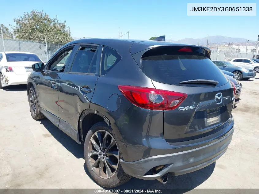 JM3KE2DY3G0651338 2016 Mazda Cx-5 Grand Touring