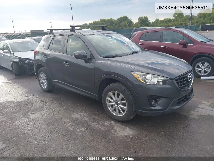 JM3KE4CY5G0635512 2016 Mazda Cx-5 Touring