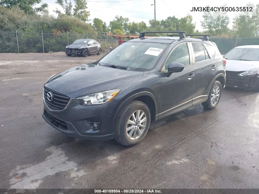 JM3KE4CY5G0635512 2016 Mazda Cx-5 Touring