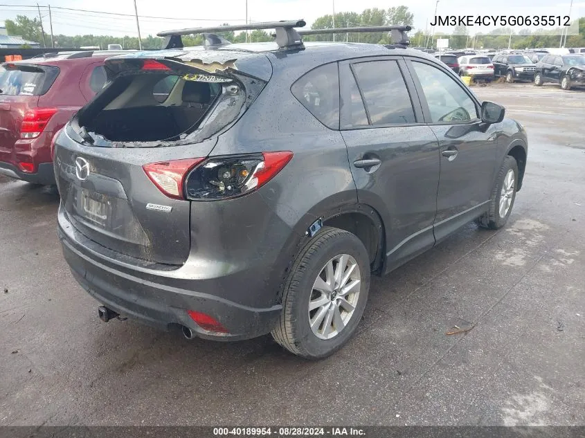 2016 Mazda Cx-5 Touring VIN: JM3KE4CY5G0635512 Lot: 40189954