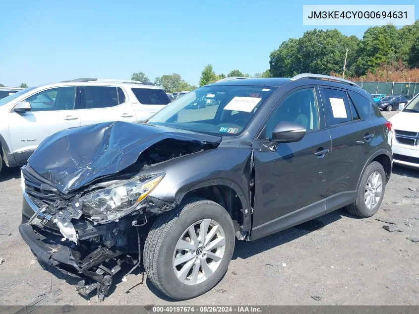 2016 Mazda Cx-5 Touring VIN: JM3KE4CY0G0694631 Lot: 40197674