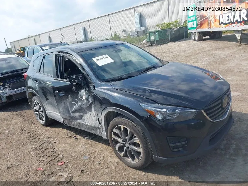 2016 Mazda Cx-5 Grand Touring VIN: JM3KE4DY2G0854572 Lot: 40201236