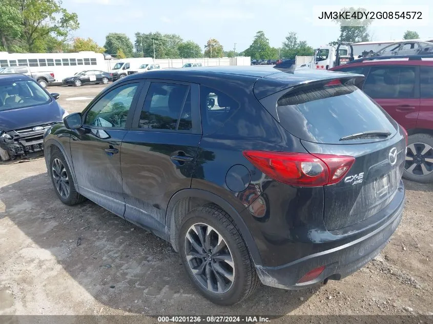 2016 Mazda Cx-5 Grand Touring VIN: JM3KE4DY2G0854572 Lot: 40201236