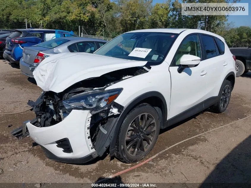 2016 Mazda Cx-5 Grand Touring VIN: JM3KE4DYXG0603976 Lot: 40264382