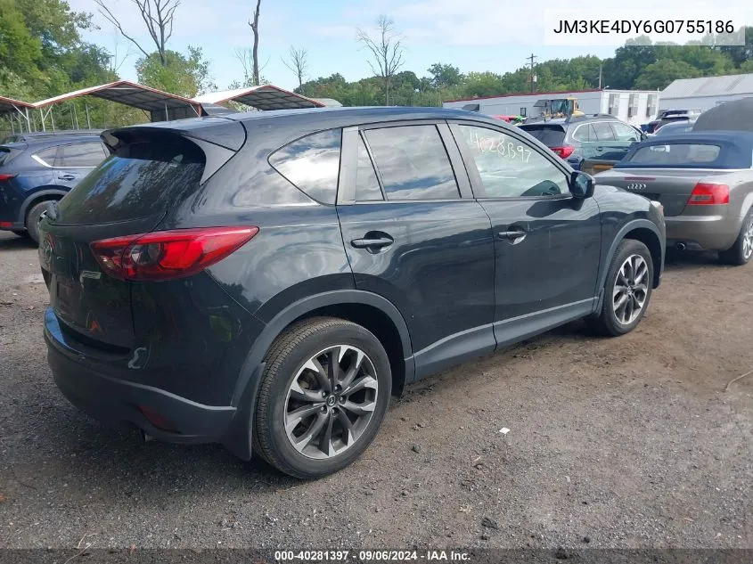 2016 Mazda Cx-5 Grand Touring VIN: JM3KE4DY6G0755186 Lot: 40281397