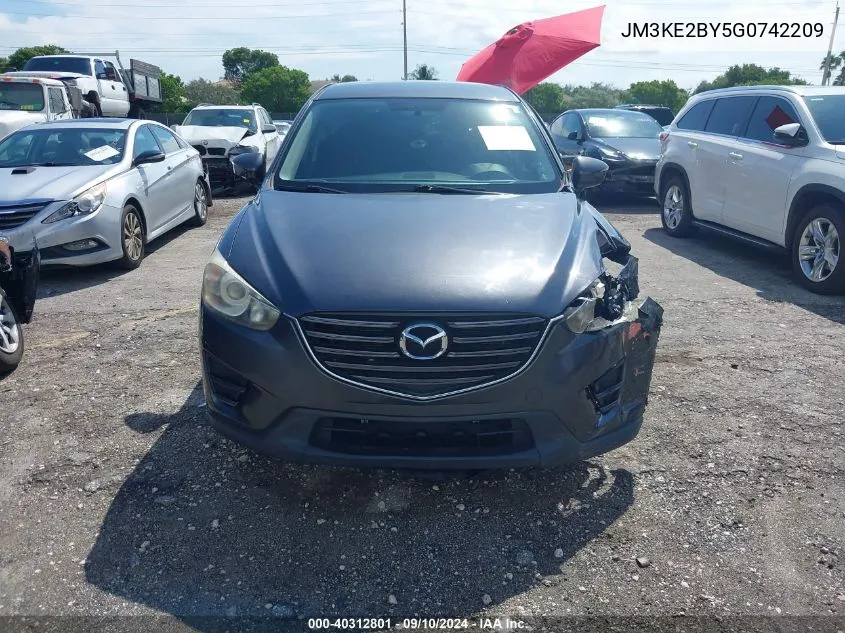 JM3KE2BY5G0742209 2016 Mazda Cx-5 Sport