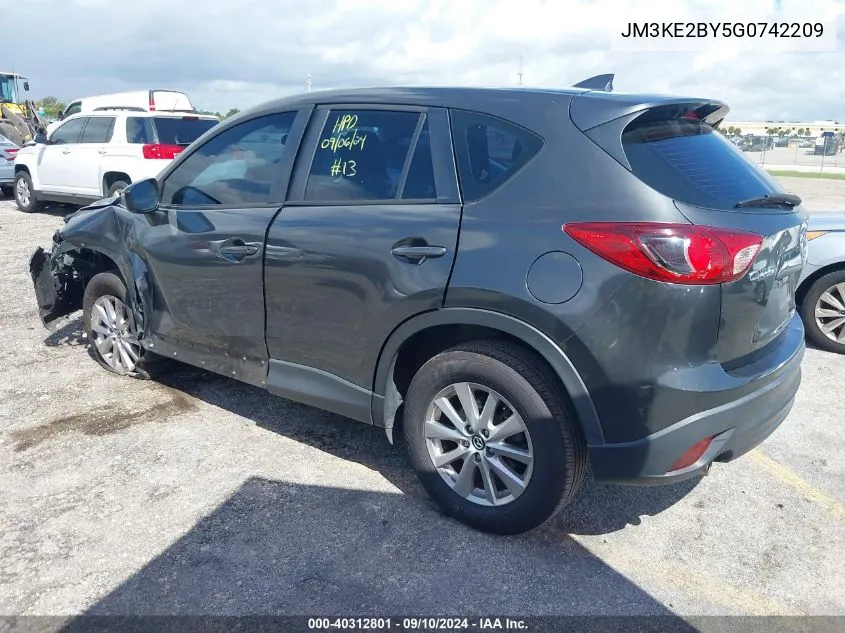 JM3KE2BY5G0742209 2016 Mazda Cx-5 Sport