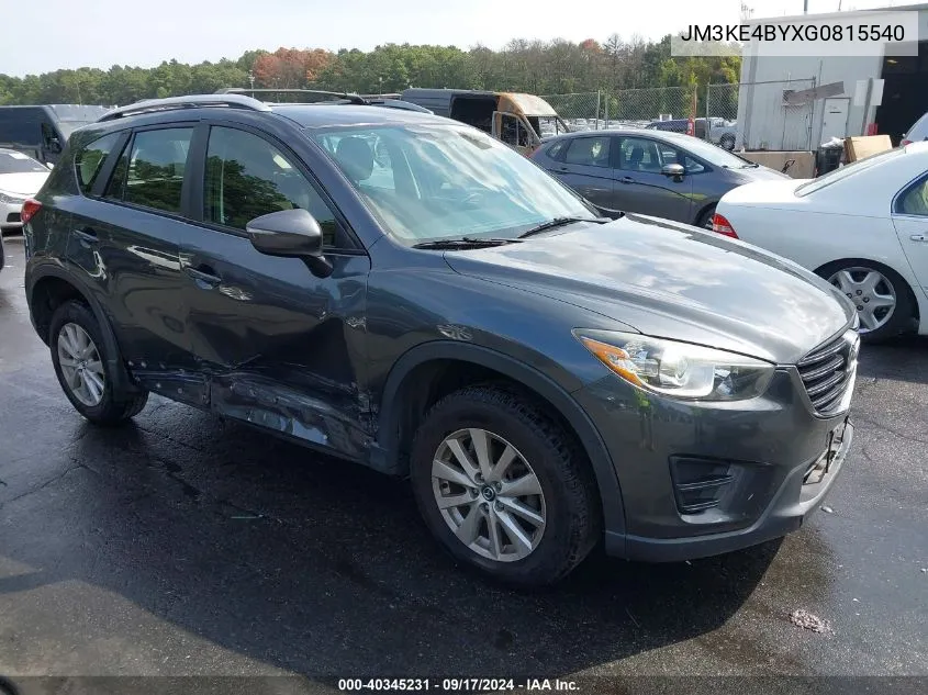 2016 Mazda Cx-5 Sport VIN: JM3KE4BYXG0815540 Lot: 40345231