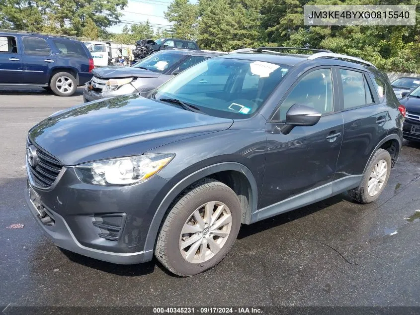 2016 Mazda Cx-5 Sport VIN: JM3KE4BYXG0815540 Lot: 40345231