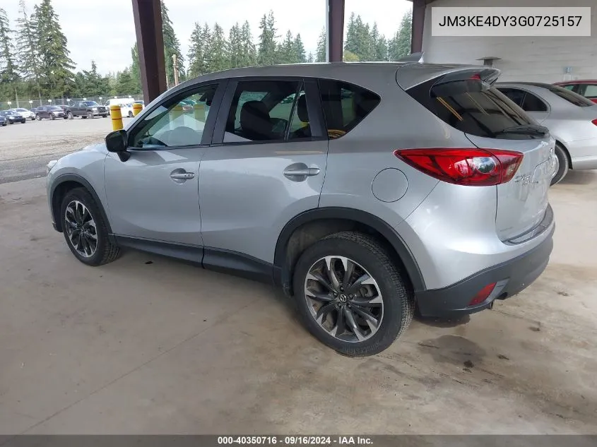 2016 Mazda Cx-5 Grand Touring VIN: JM3KE4DY3G0725157 Lot: 40350716