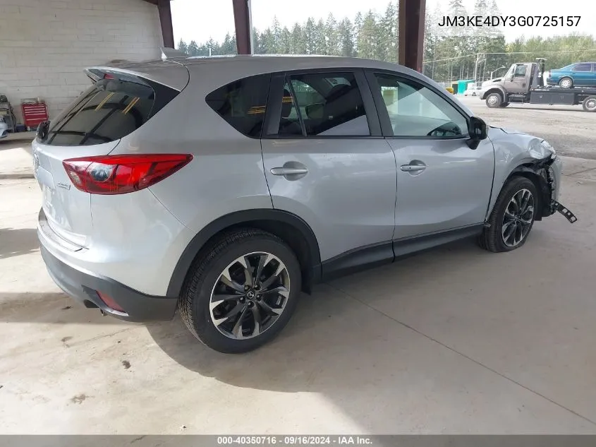 2016 Mazda Cx-5 Grand Touring VIN: JM3KE4DY3G0725157 Lot: 40350716