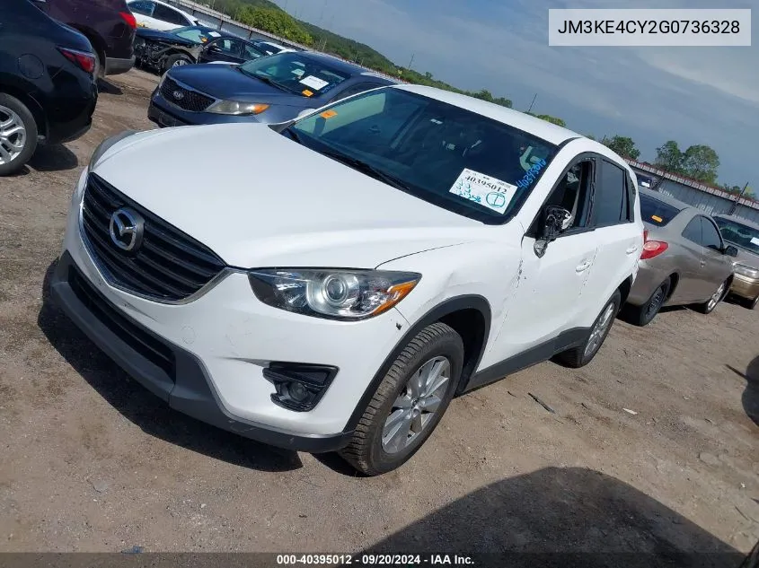 2016 Mazda Cx-5 Touring VIN: JM3KE4CY2G0736328 Lot: 40395012