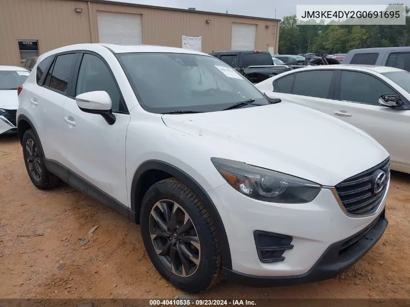 2016 Mazda Cx-5 Grand Touring VIN: JM3KE4DY2G0691695 Lot: 40410535