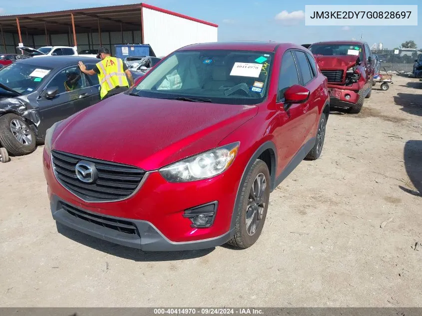 2016 Mazda Cx-5 Grand Touring VIN: JM3KE2DY7G0828697 Lot: 40414970