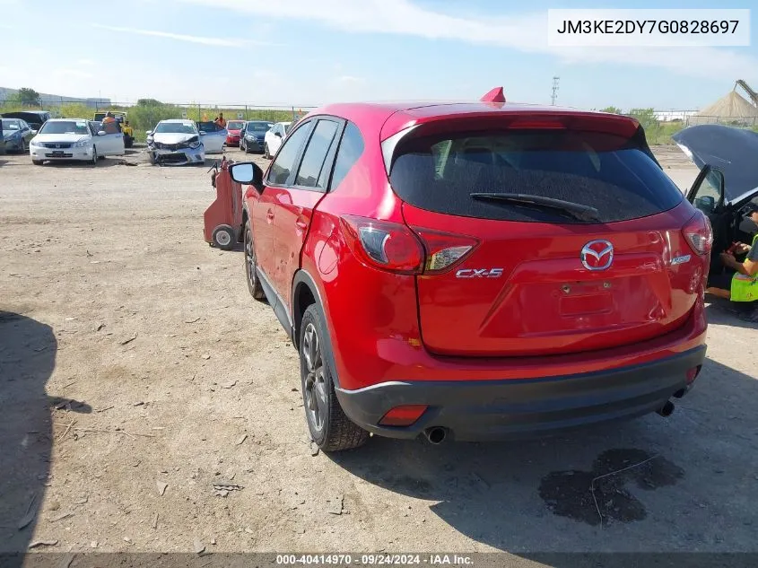 2016 Mazda Cx-5 Grand Touring VIN: JM3KE2DY7G0828697 Lot: 40414970