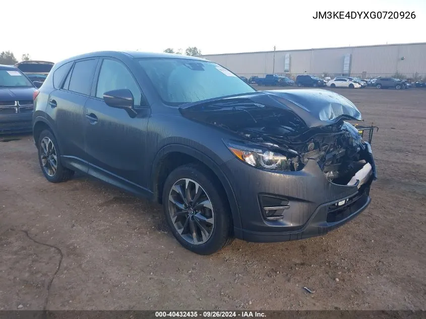 JM3KE4DYXG0720926 2016 Mazda Cx-5 Gt