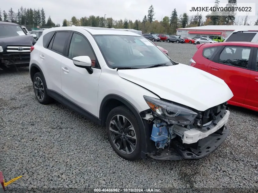 2016 Mazda Cx-5 Grand Touring VIN: JM3KE4DY0G0876022 Lot: 40486962