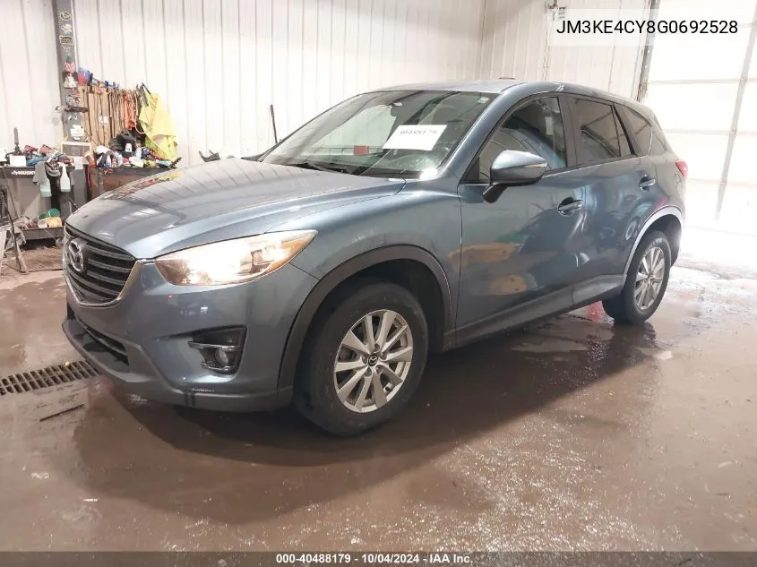 2016 Mazda Cx-5 Touring VIN: JM3KE4CY8G0692528 Lot: 40488179