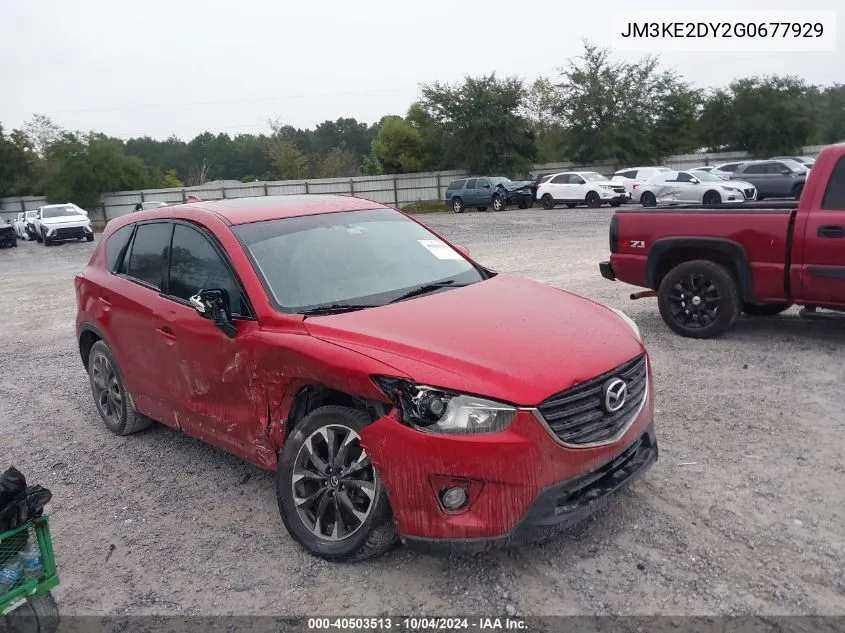 2016 Mazda Cx-5 Grand Touring VIN: JM3KE2DY2G0677929 Lot: 40503513