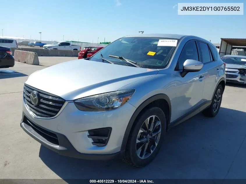 2016 Mazda Cx-5 Grand Touring VIN: JM3KE2DY1G0765502 Lot: 40512229