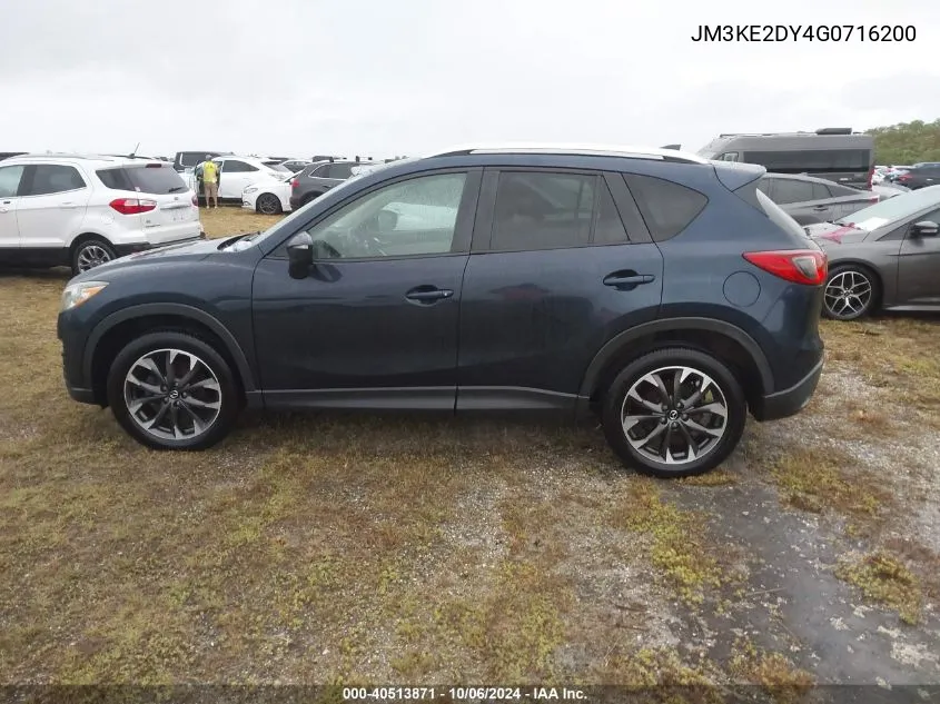 2016 Mazda Cx-5 Grand Touring VIN: JM3KE2DY4G0716200 Lot: 40513871