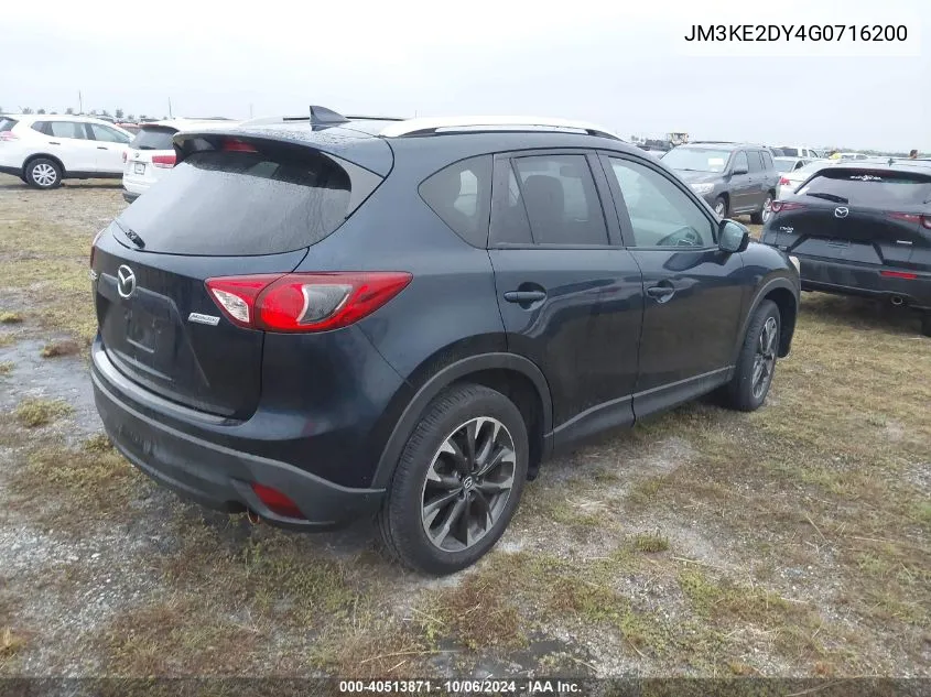 2016 Mazda Cx-5 Grand Touring VIN: JM3KE2DY4G0716200 Lot: 40513871