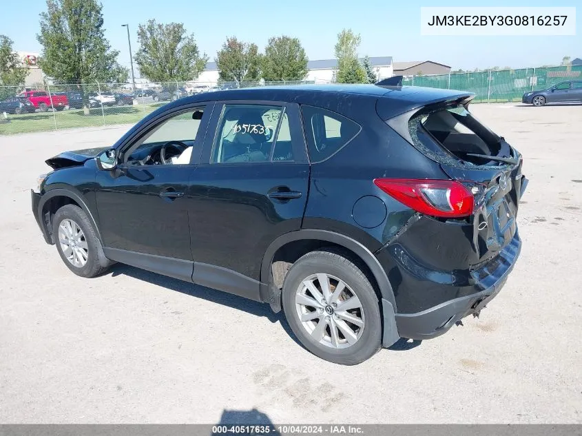 2016 Mazda Cx-5 Sport VIN: JM3KE2BY3G0816257 Lot: 40517635