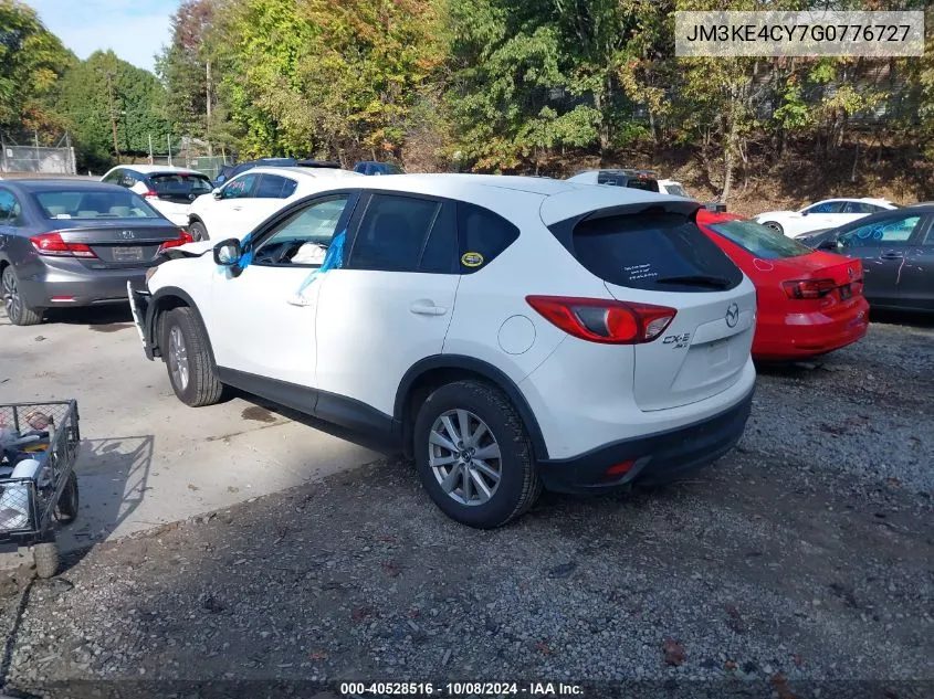 2016 Mazda Cx-5 Touring VIN: JM3KE4CY7G0776727 Lot: 40528516