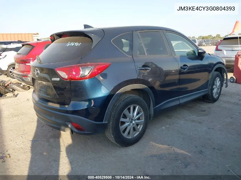 2016 Mazda Cx-5 Touring VIN: JM3KE4CY3G0804393 Lot: 40529508