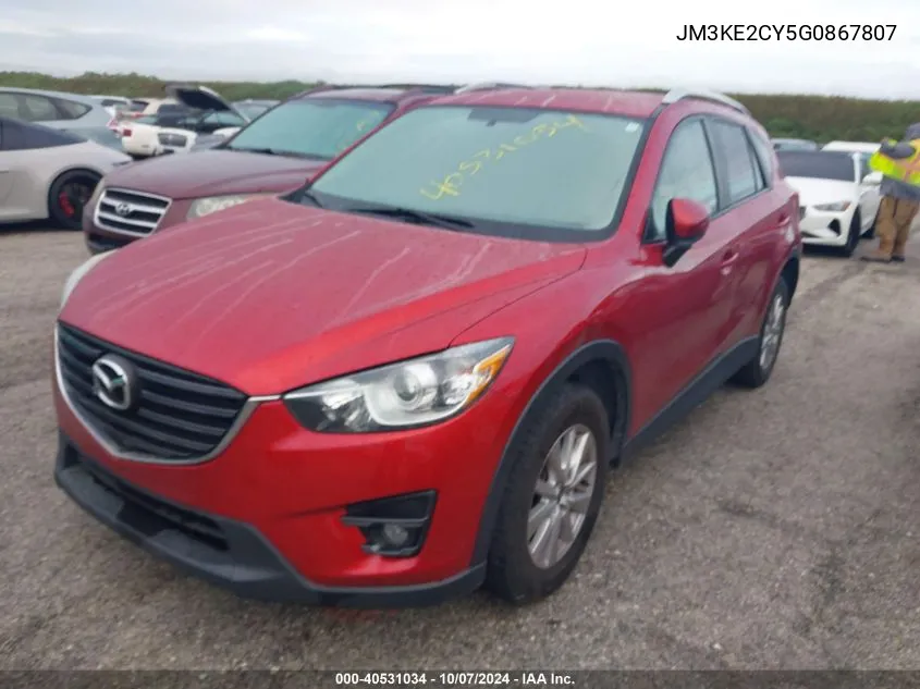 JM3KE2CY5G0867807 2016 Mazda Cx-5 Touring