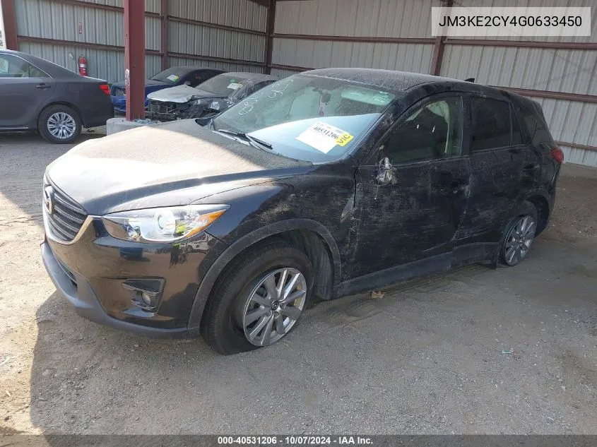 2016 Mazda Cx-5 Touring VIN: JM3KE2CY4G0633450 Lot: 40531206