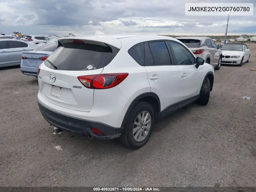 2016 Mazda Cx-5 Touring VIN: JM3KE2CY2G0760780 Lot: 40532871