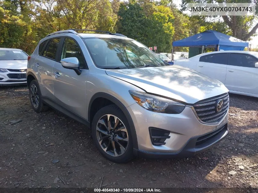 2016 Mazda Cx-5 Grand Touring VIN: JM3KE4DYXG0704743 Lot: 40549340