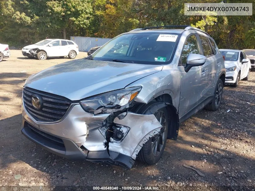 2016 Mazda Cx-5 Grand Touring VIN: JM3KE4DYXG0704743 Lot: 40549340