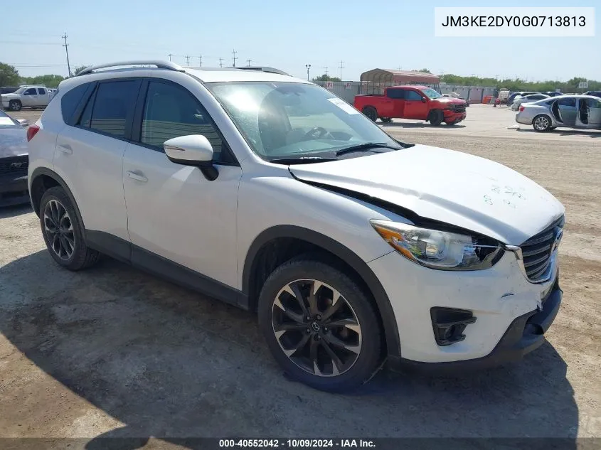 2016 Mazda Cx-5 Gt VIN: JM3KE2DY0G0713813 Lot: 40552042