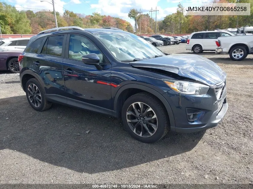 2016 Mazda Cx-5 Grand Touring VIN: JM3KE4DY7G0865258 Lot: 40573745