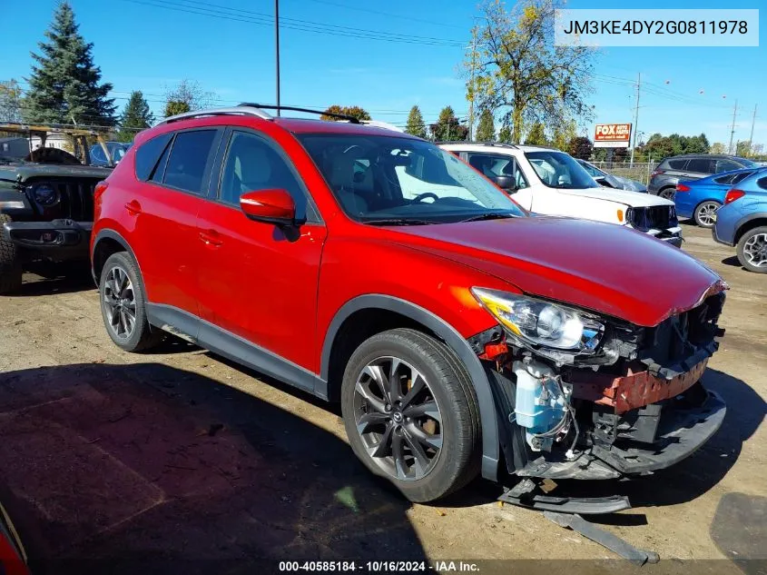 2016 Mazda Cx-5 Grand Touring VIN: JM3KE4DY2G0811978 Lot: 40585184