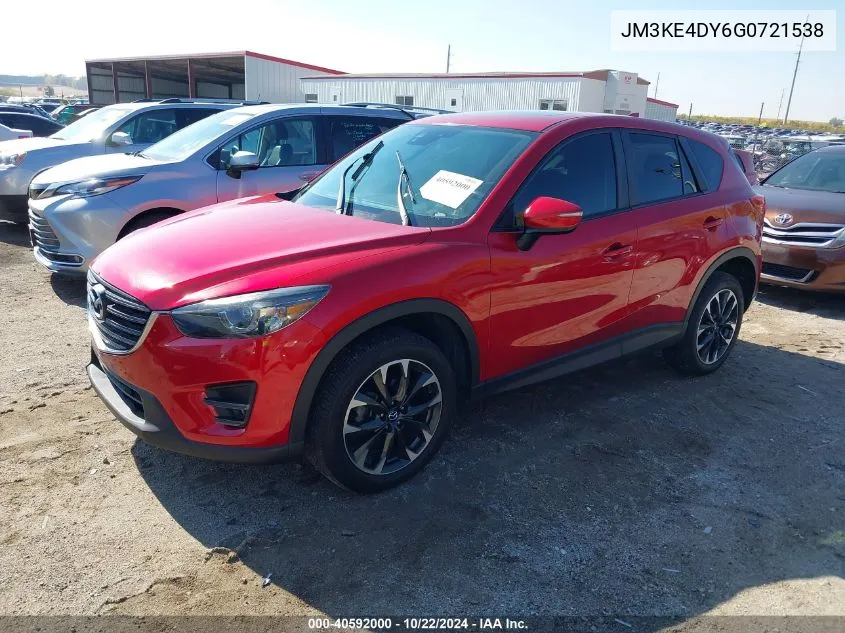 2016 Mazda Cx-5 Grand Touring VIN: JM3KE4DY6G0721538 Lot: 40592000